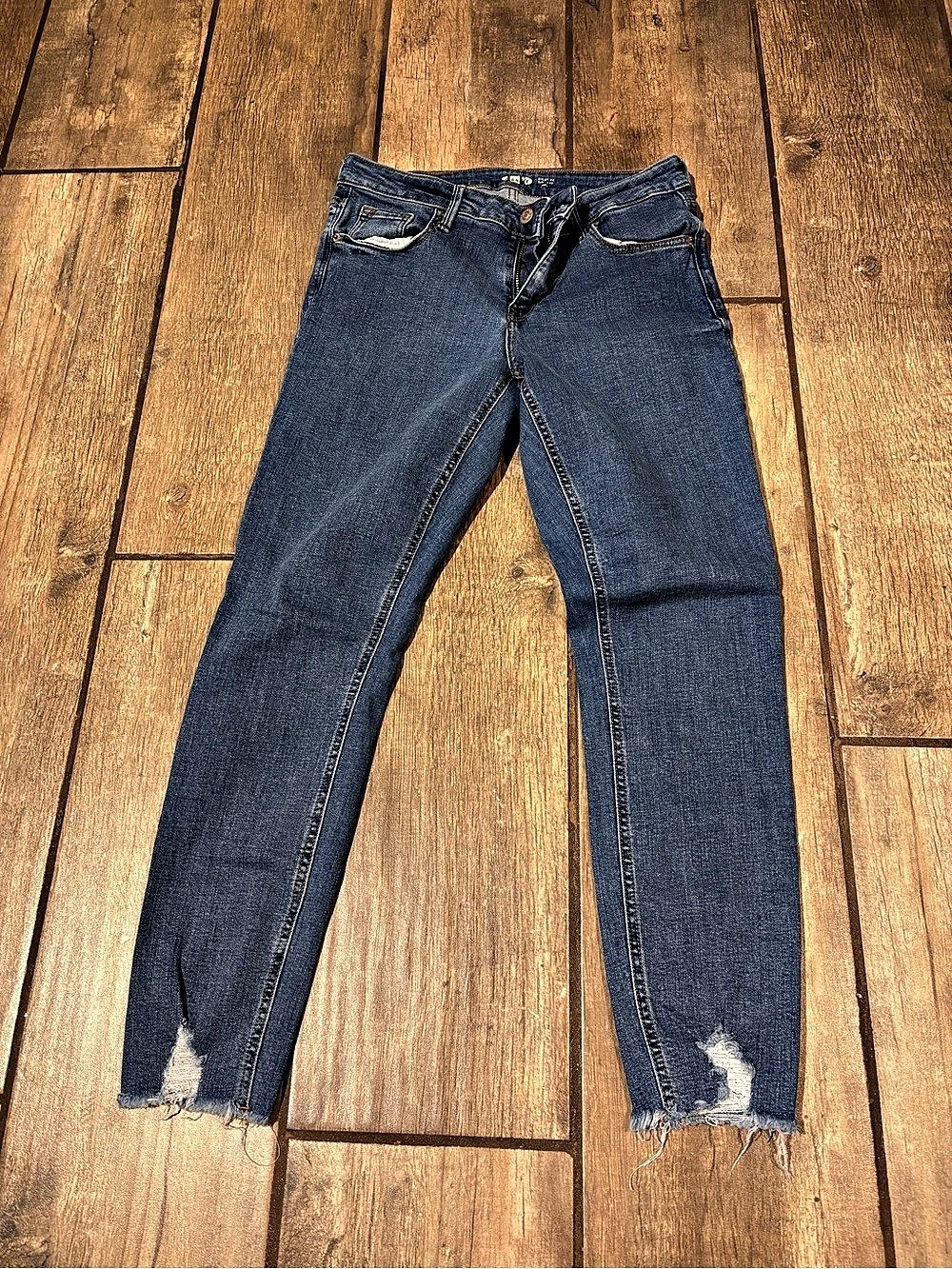 Old navy Rough & Tumble Skinny Jeans Blue Waist 8